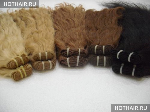 типы прядей для наращивания волос