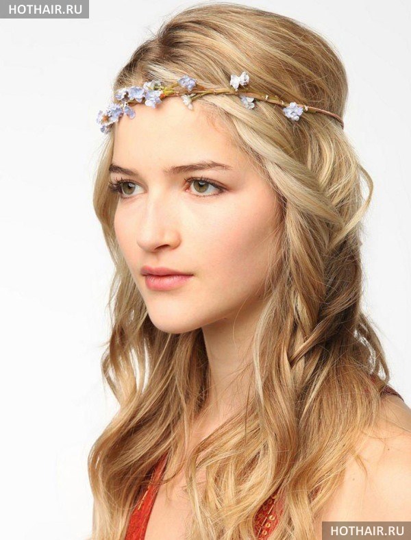 греческая прическа на длинные волосы