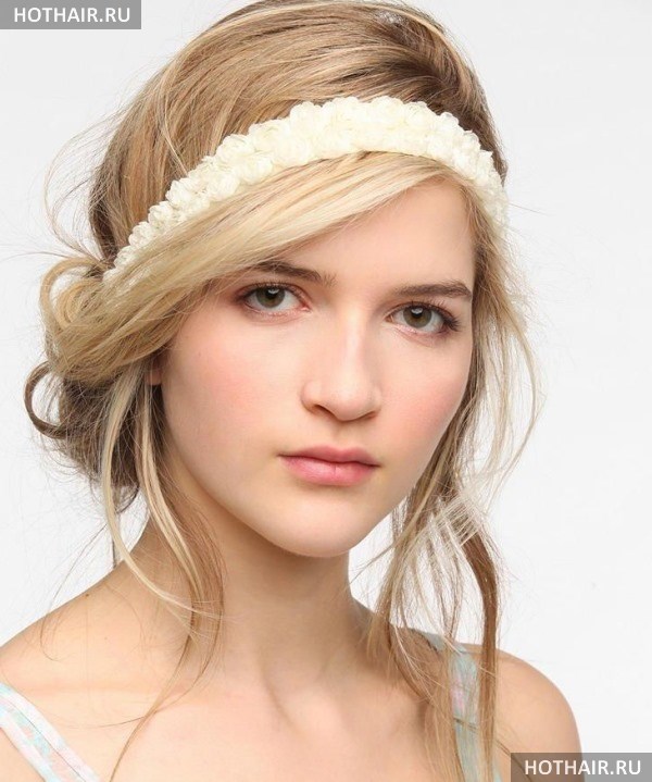 греческая прическа на длинные волосы