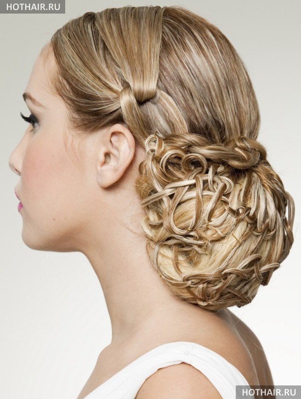 греческая прическа на длинные волосы