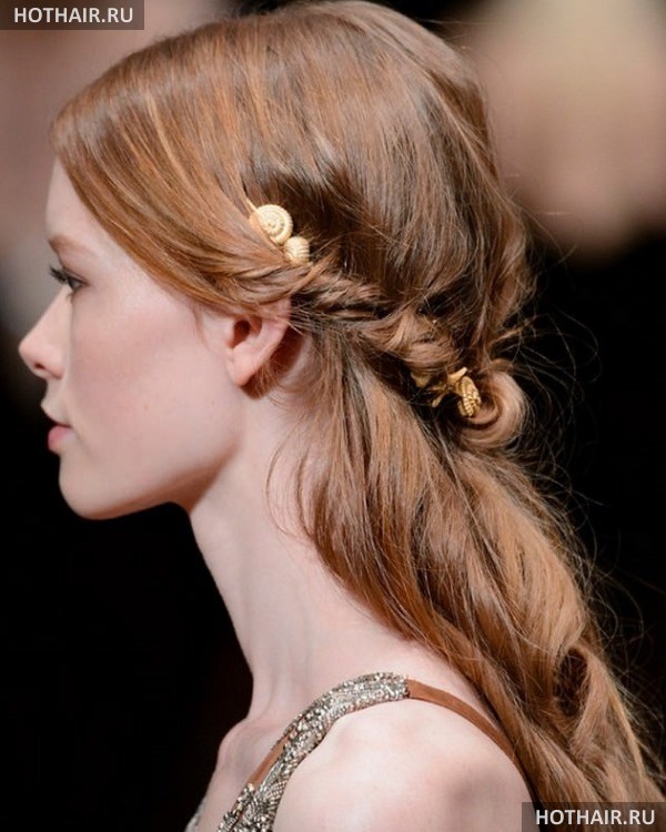 греческая прическа на длинные волосы