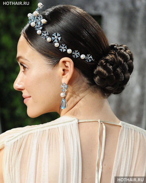 греческая прическа на длинные волосы