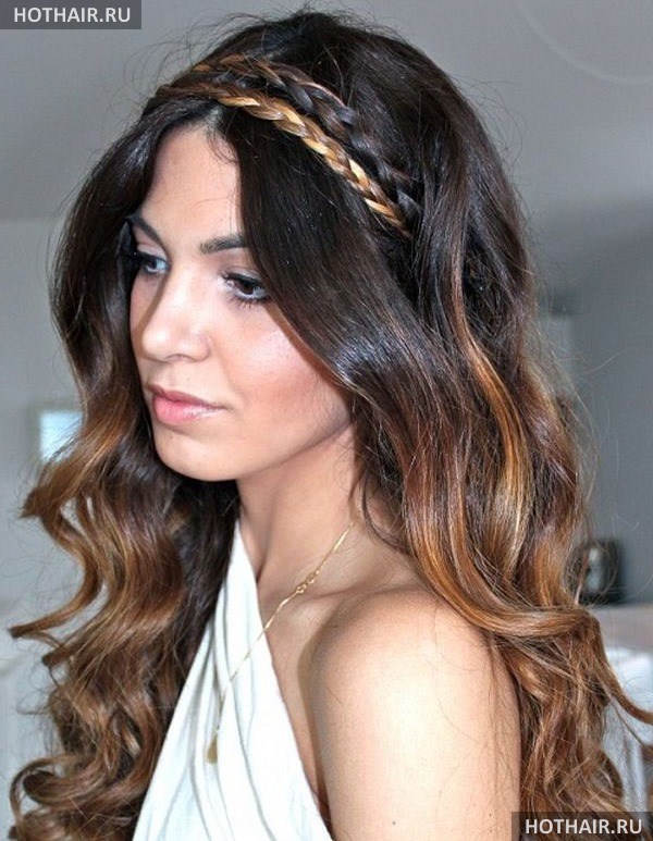 греческая прическа на длинные волосы