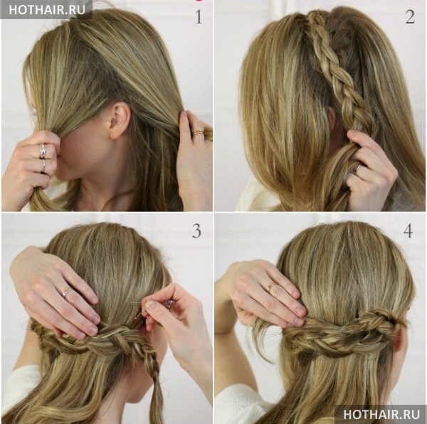 греческая прическа на длинные волосы