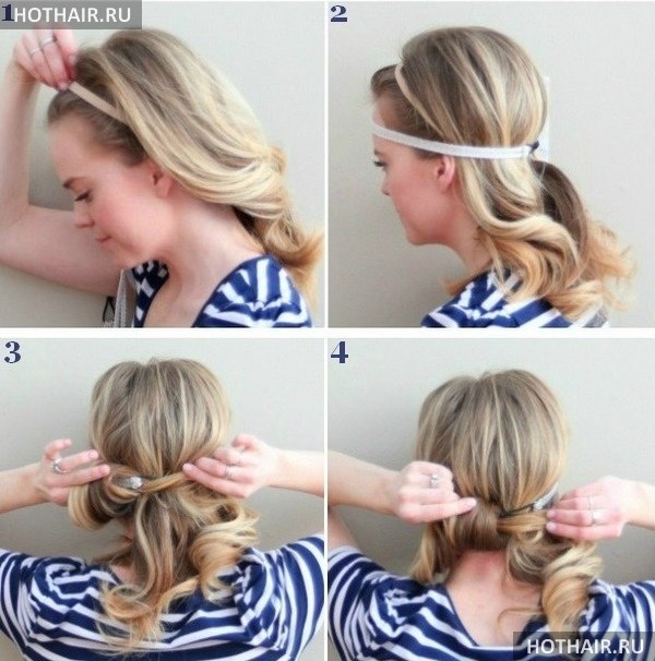 греческая прическа на длинные волосы