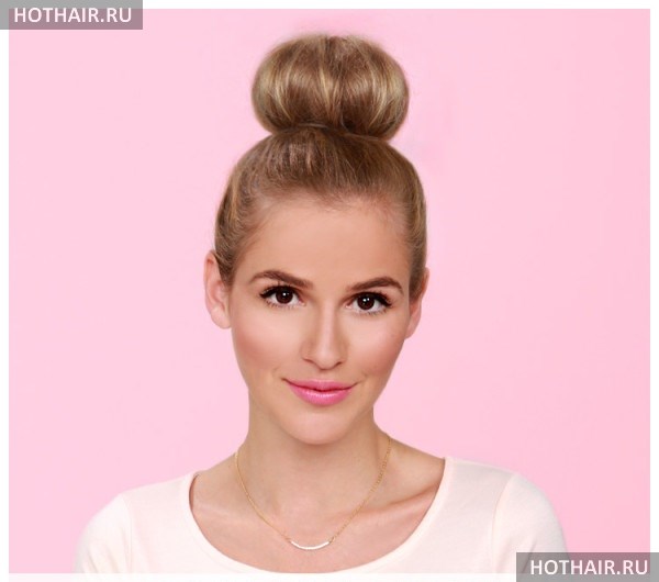 домашняя прическа на длинных волосах