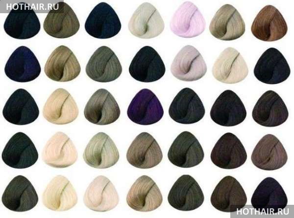 Палитра крем-краски для волос Kapous professional
