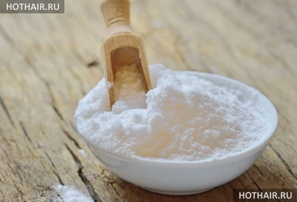 сода с шампунем для волос
