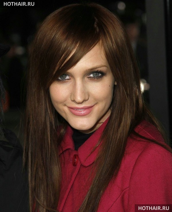 стрижки с длинной челкой