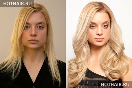 типы прядей для наращивания волос