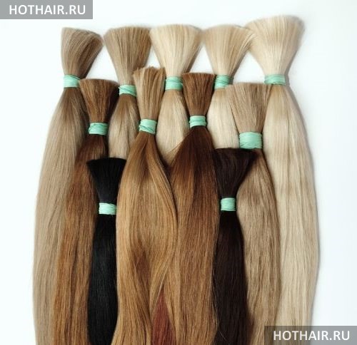 типы прядей для наращивания волос