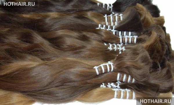 типы прядей для наращивания волос