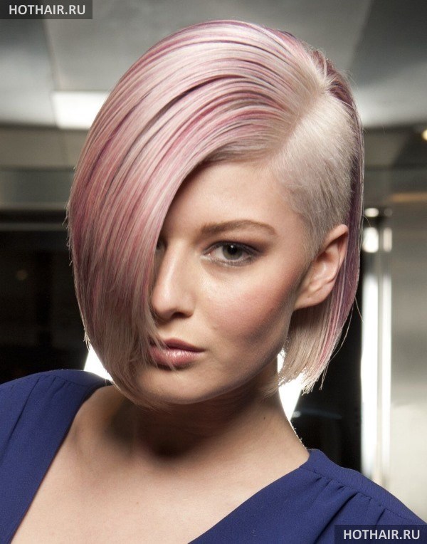 Асимметричная стрижка боб