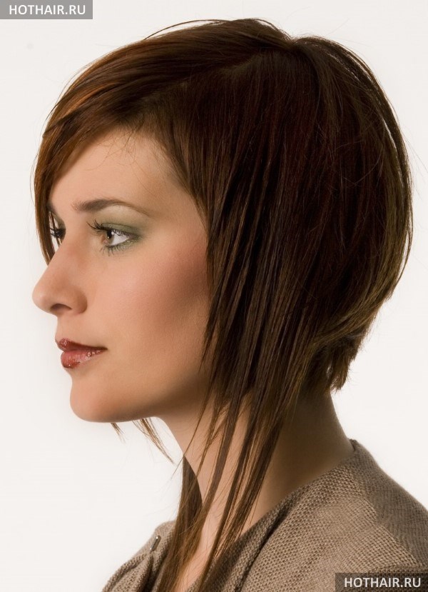 Асимметричная стрижка боб