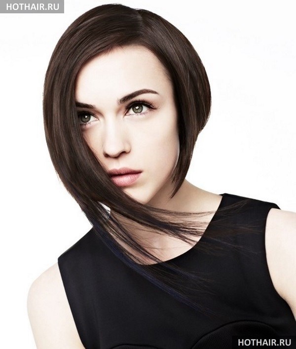 Асимметричная стрижка боб