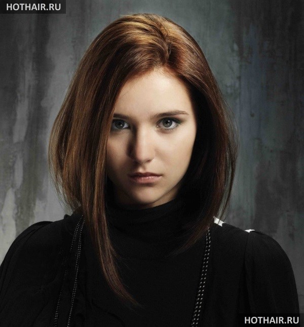 Асимметричная стрижка боб