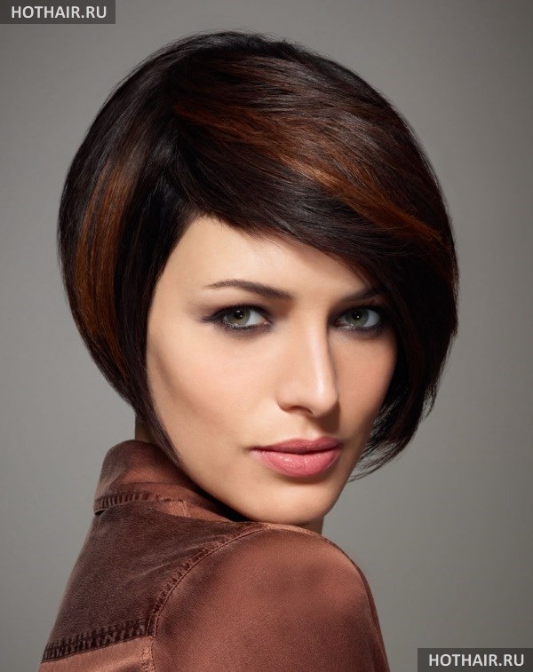 Асимметричная стрижка боб