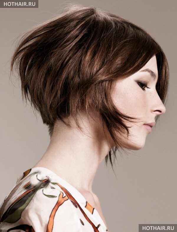 Асимметричная стрижка боб