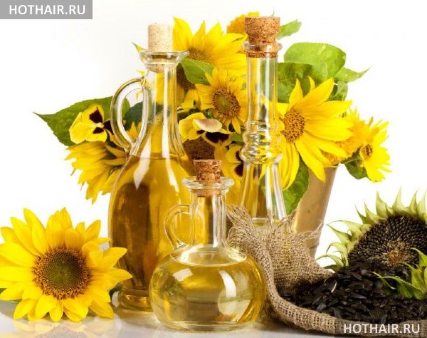 подсолнечное масло для волос