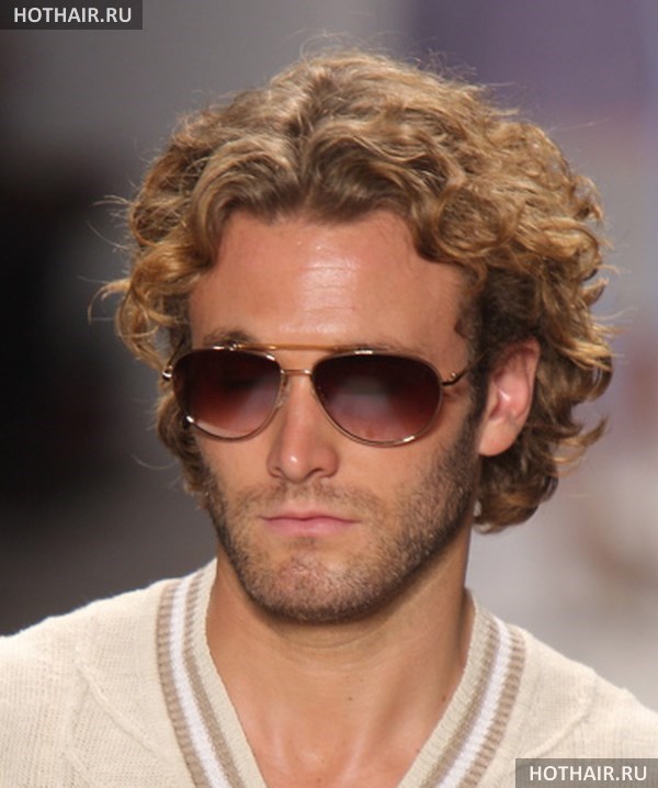 Мужские стрижки. Мужские кудрявые прически