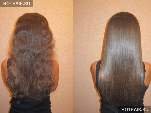выпрямление волос надолго