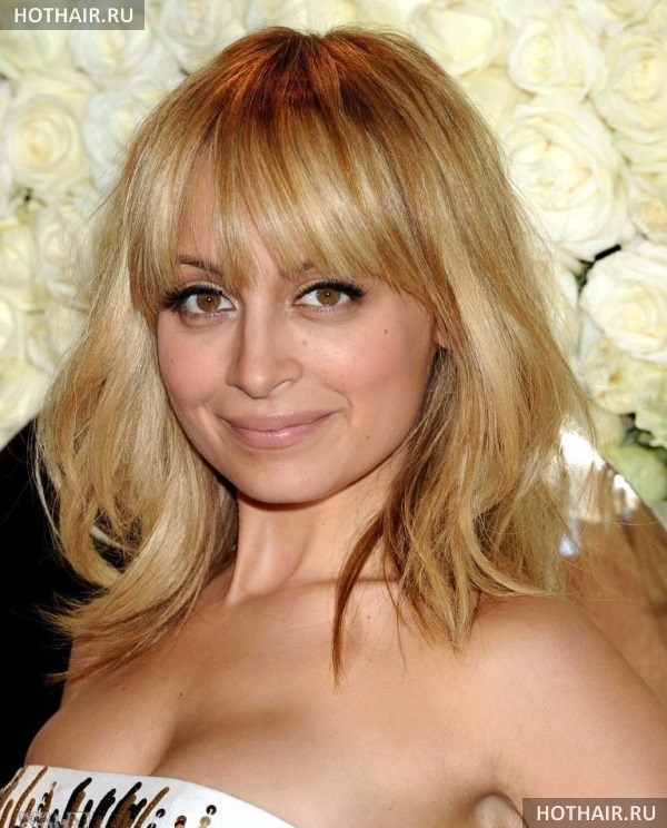 модные челки на средние волосы