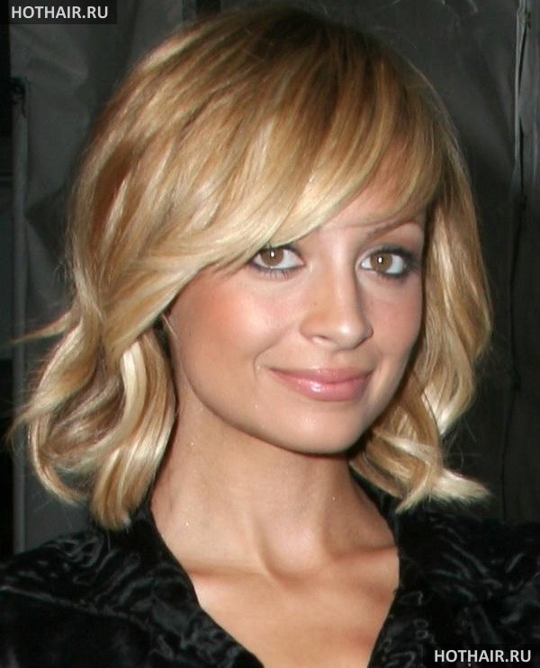 модные челки на средние волосы