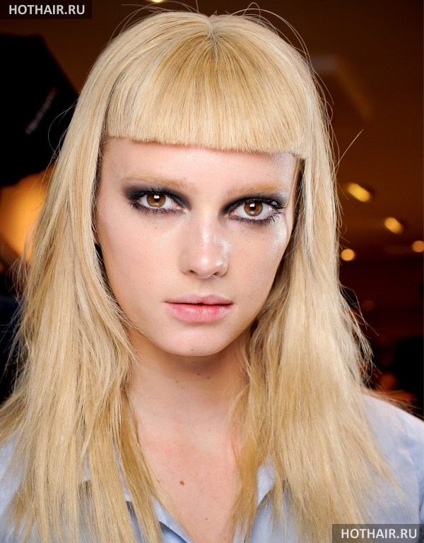 модные челки на средние волосы