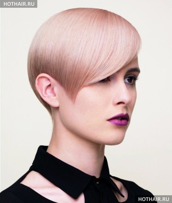 стрижки с ассиметричной челкой