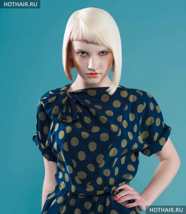 стрижки с ассиметричной челкой