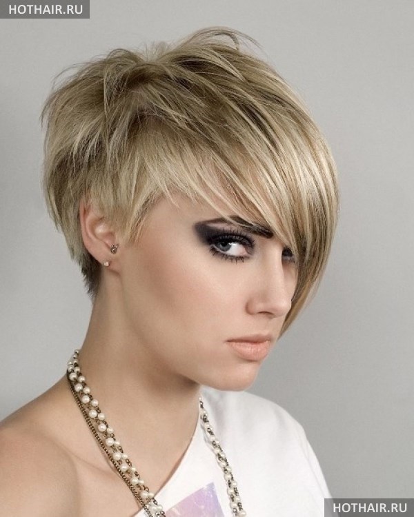 Модные короткие стрижки ежик
