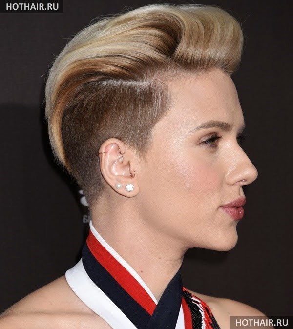 Модные короткие стрижки ежик