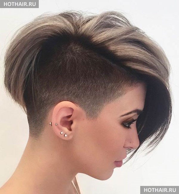 Модные короткие стрижки ежик