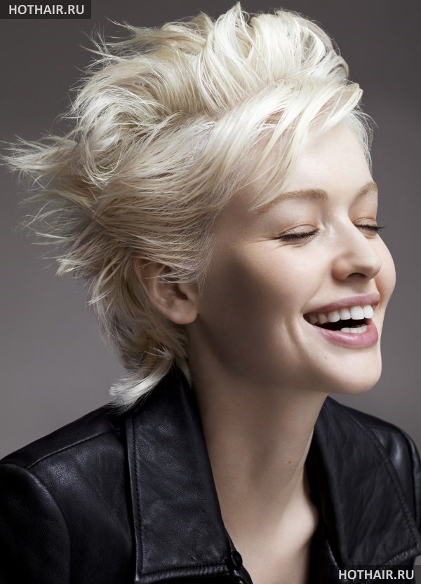 Модные короткие стрижки ежик