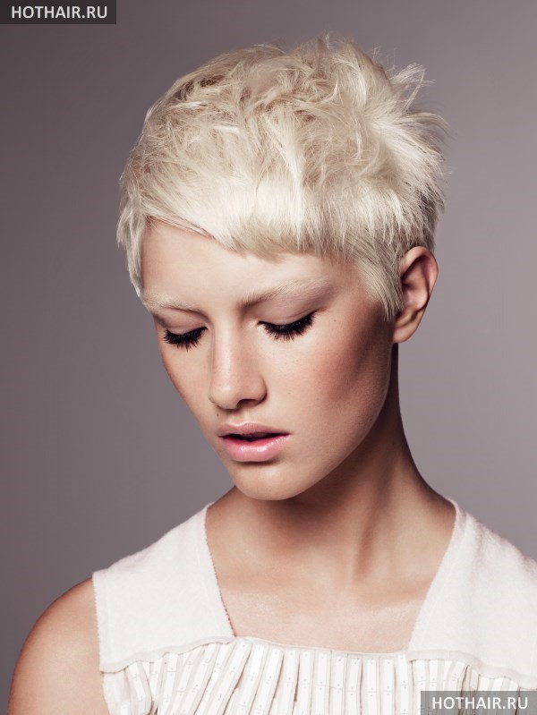 Модные короткие стрижки ежик