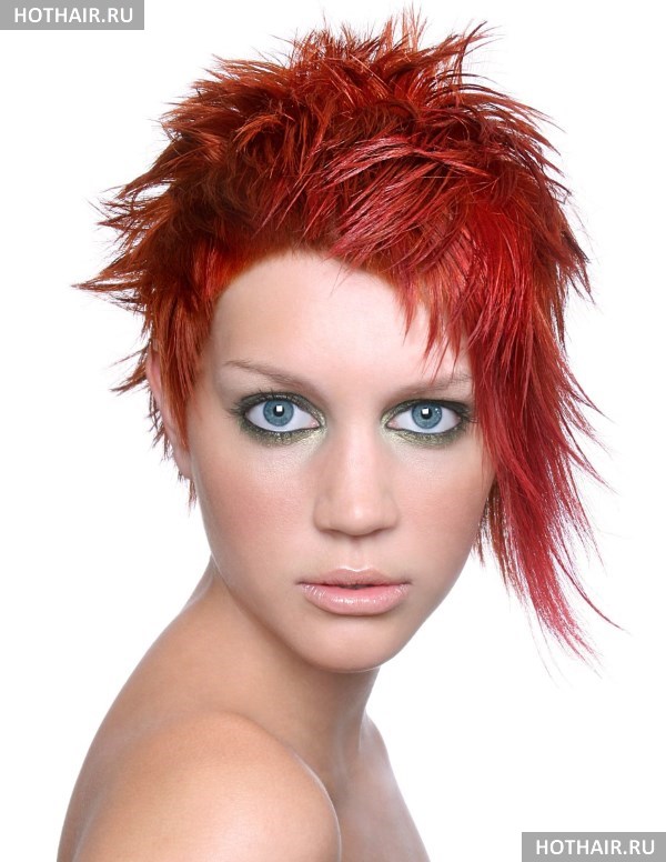 Модные короткие стрижки ежик