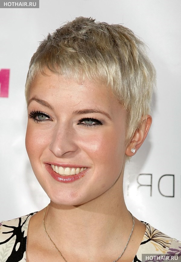 Модные короткие стрижки ежик