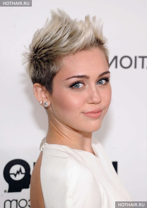 Модные короткие стрижки ежик