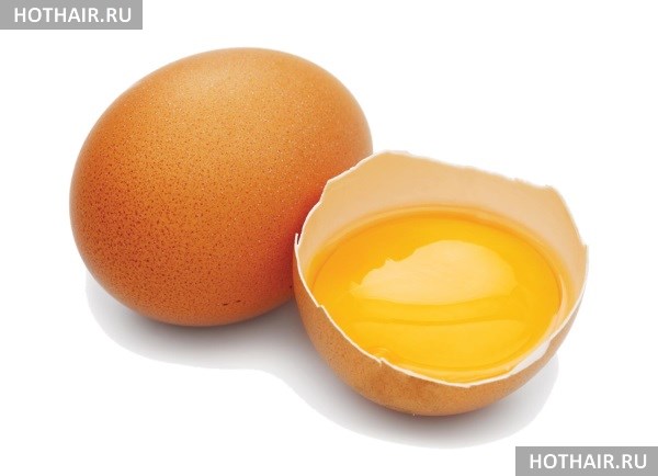 маска с желтком для волос