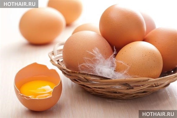 маска с желтком для волос