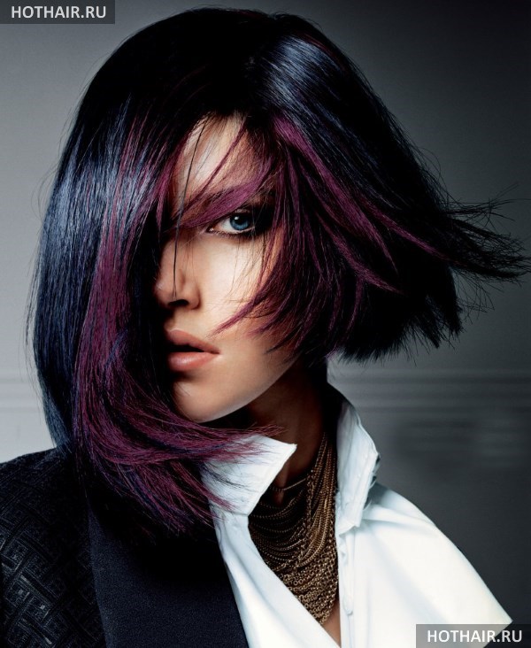 Женские креативные стрижки на средние волосы