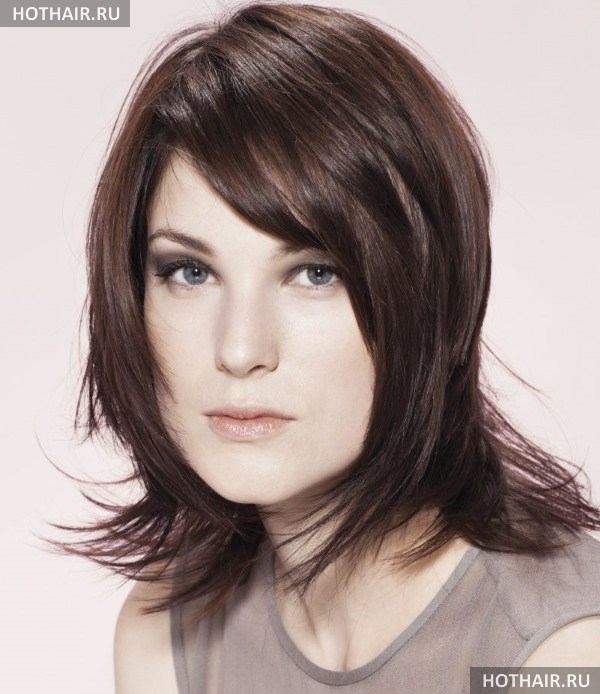Женские креативные стрижки на средние волосы