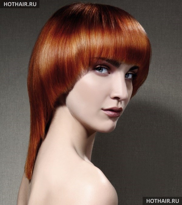 Женские креативные стрижки на средние волосы