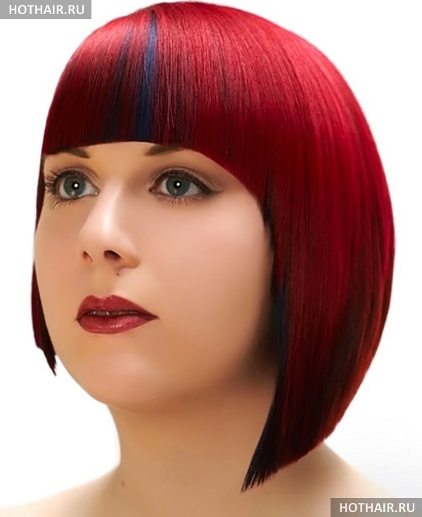 стрижки для полного лица