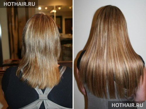 типы прядей для наращивания волос