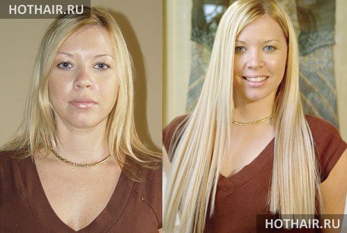 типы прядей для наращивания волос