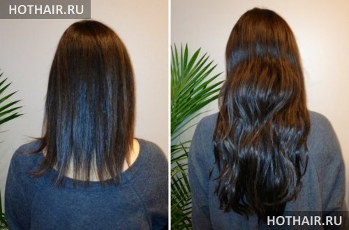 типы прядей для наращивания волос