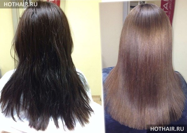 Декапирование волос Эстель пудрой