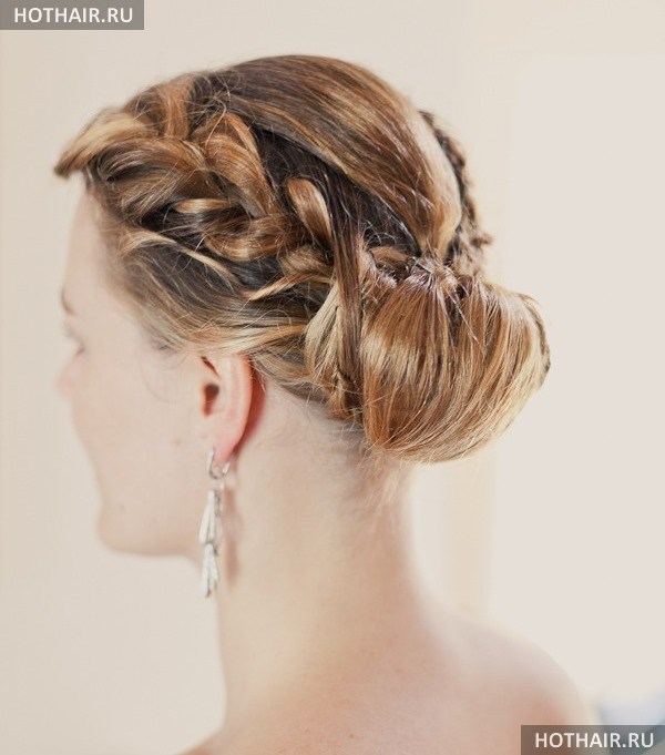 прически с косой на длинные волосы