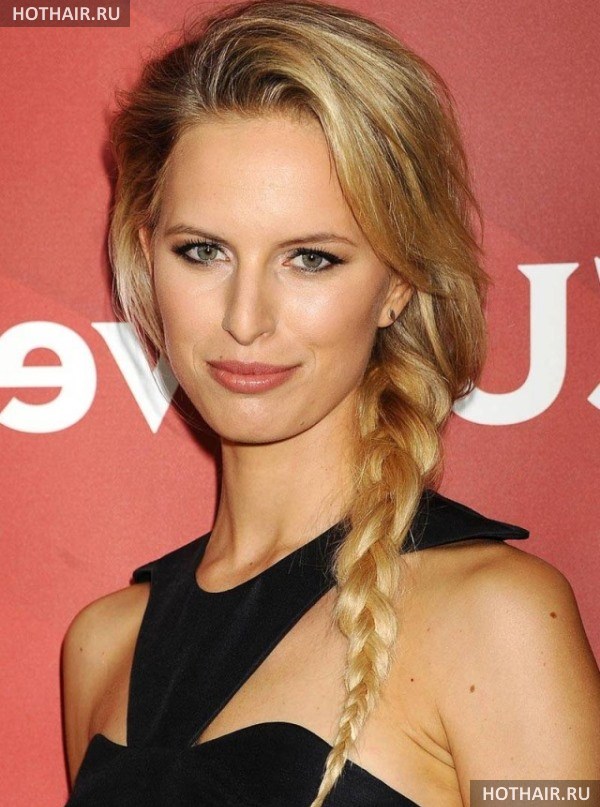 прически с косой на длинные волосы